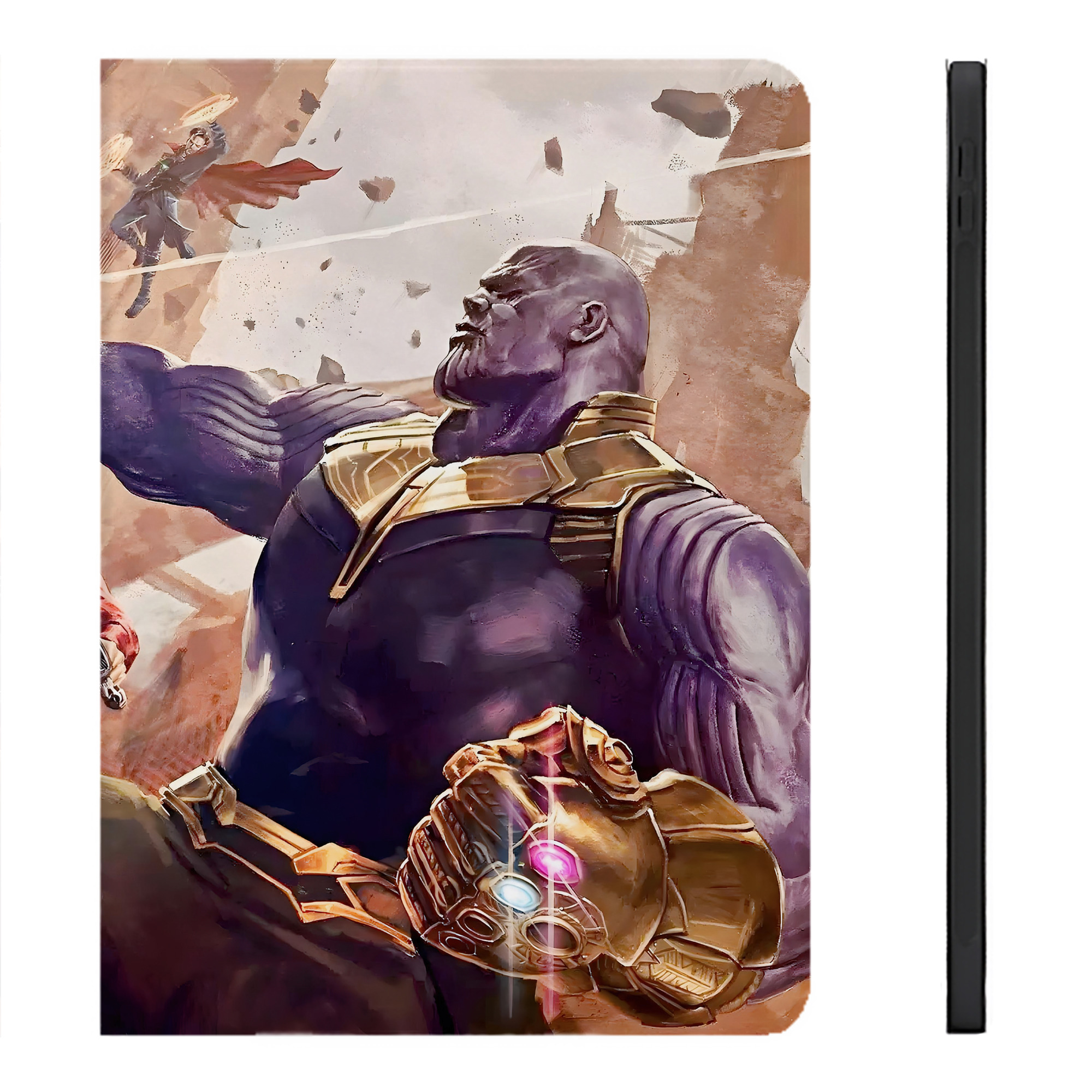 （画像用） アベンジャーズ The Avengers IPadケース ペンホルダー付き ブックスタイルデザイン
